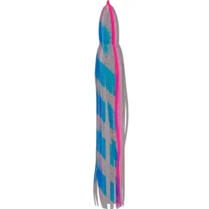 Blue Disco with Pink Stripe