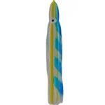 Blue Disco with Yellow Stripe