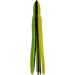 Green and Yellow with Black Stripe