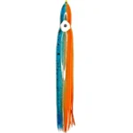 Ice Blue Speckle and Orange
