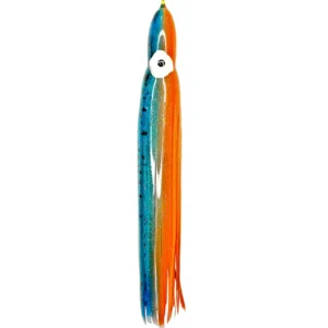 Ice Blue Speckle and Orange