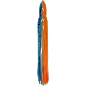 Ice Blue Speckle and Orange