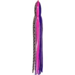 Purple and Silver Havoc with Pink Stripe Lure Skirt