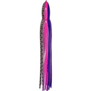 Purple and Silver Havoc with Pink Stripe Lure Skirt
