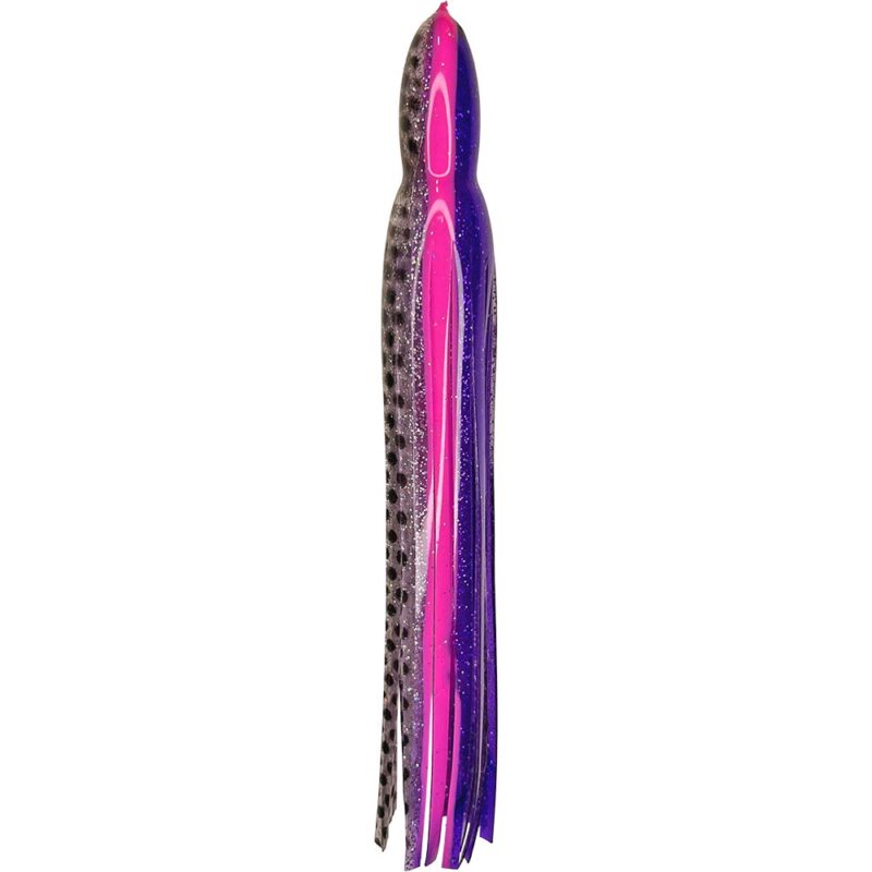 Purple and Silver Havoc with Pink Stripe Lure Skirt Purple and Silver Havoc with Pink Stripe Lure Skirt