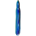 Glow In The Dark Blue on Blue with Black Stripe