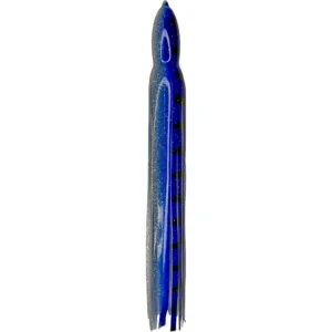 Solid Blue Tiger and Silver Sparkle