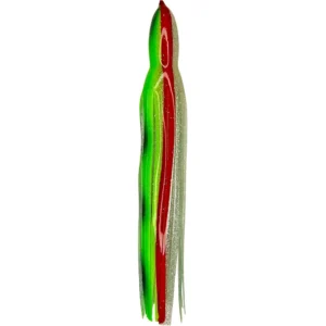 Green and Silver with Blue Highlight and Red Stripe