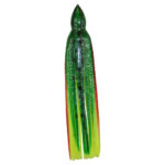 Spotted Green and Yellow with Red Stripe