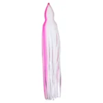 White with Pink Stripe