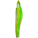 Green and Silver Sparkle with Yellow Stripes