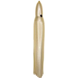 Pearl White Trolling Lures Skirt with Eyes