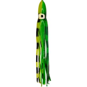 Sea Bee Green and Yellow with Square Pattern Squid Skirt
