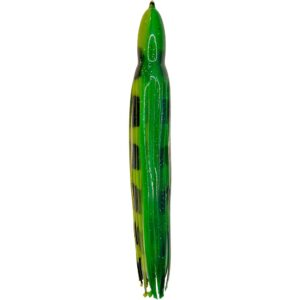 Sea Bee Green and Yellow with Square Pattern Squid Skirt