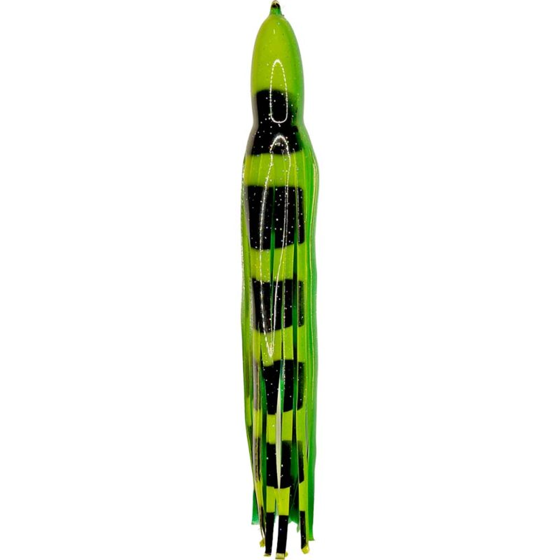 Sea Bee Green and Yellow with Square Pattern Squid Skirt